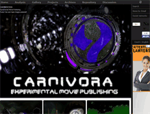 Tablet Screenshot of carnivora-publishing.com